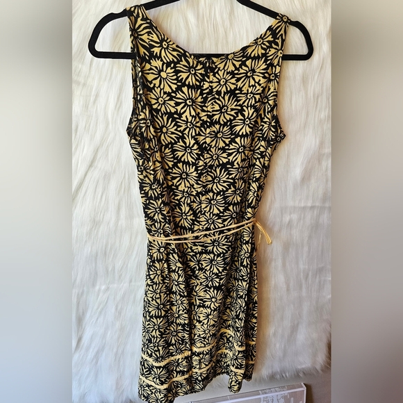 Blue Planet Surf Sunflowers Belted Mini Dress - Picture 4 of 7